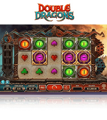 Der Spielablauf des Slots Double Dragons.