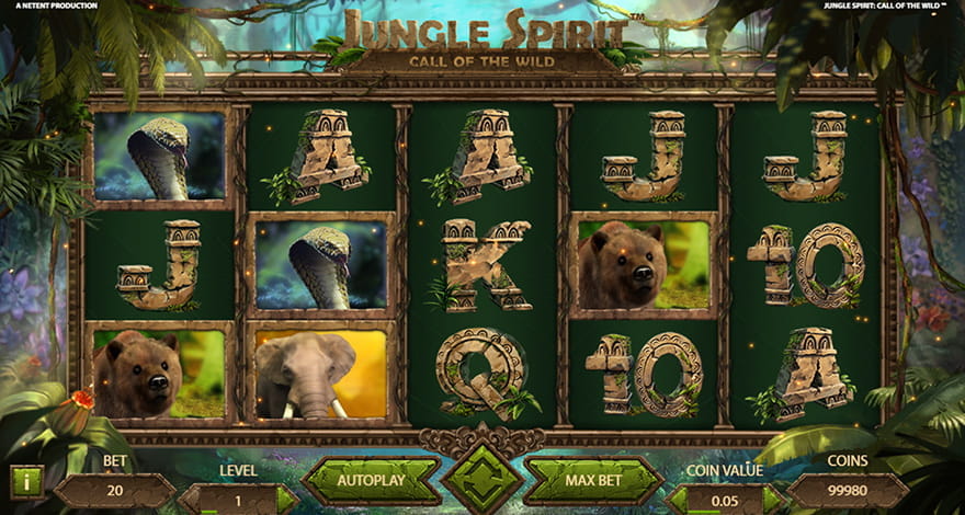 Win on Jungle Spirit: Call of the Wild 